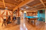 Play a board game or a game of pool in Bonus Entertainment Room